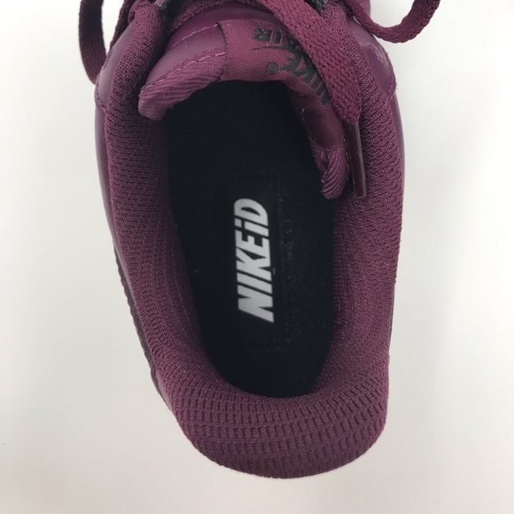 NikeID Air Force 1 Leather Violet W AUTHENTIC - Picture 6 of 8
